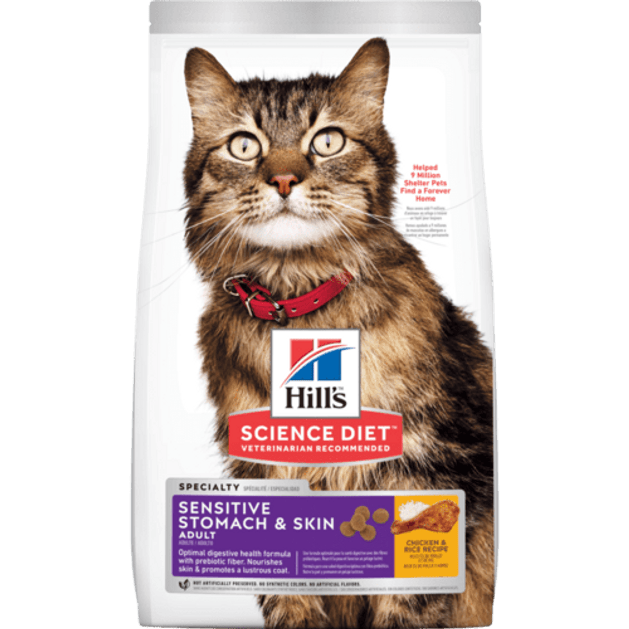 hill's science sensitive stomach cat food