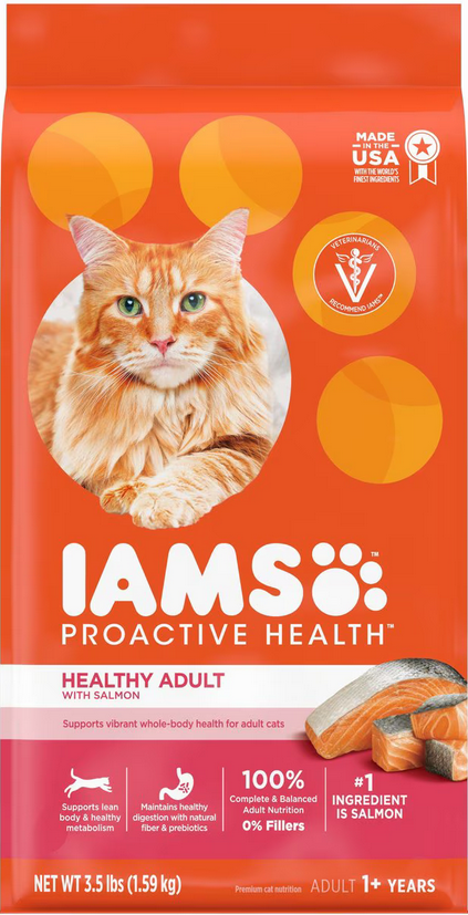 Iams ProActive Health Healthy Original with Tuna Dry Cat Food - 3.5 lb bag
