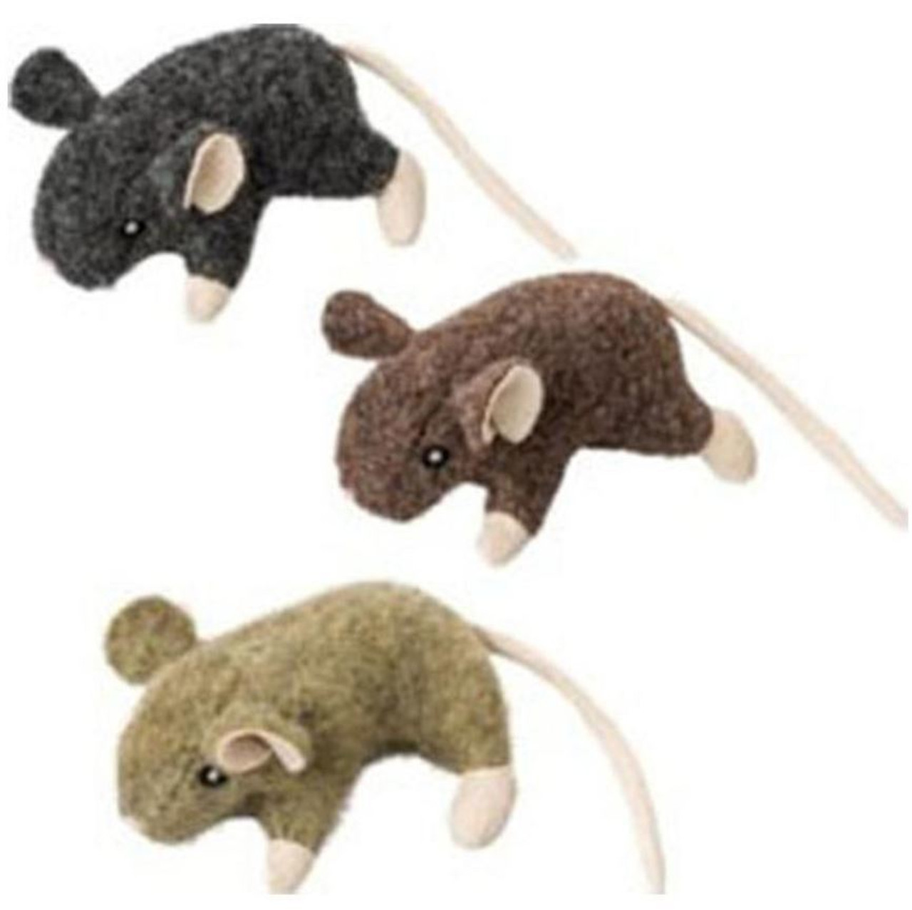 wool mouse cat toy