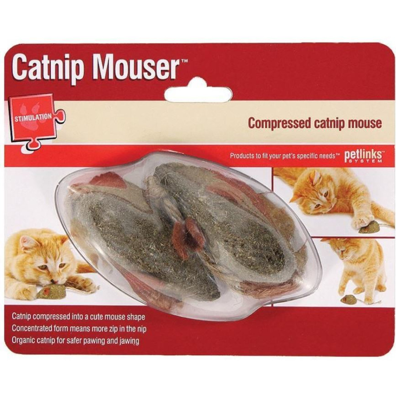 compressed catnip mouse