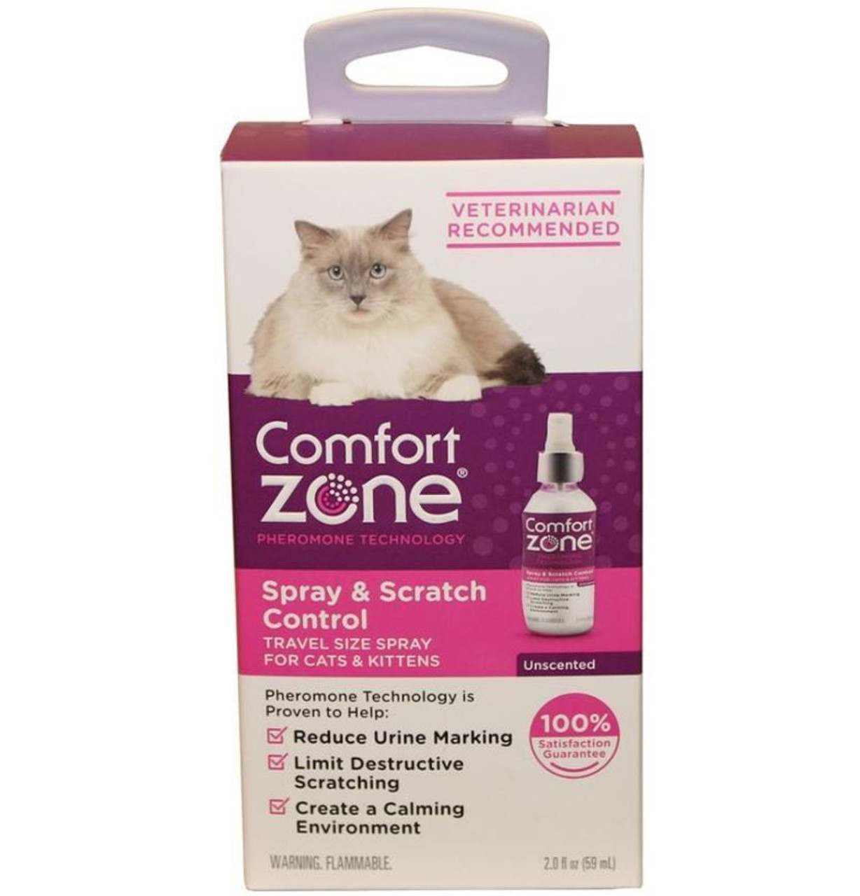 comfort zone spray and scratch control
