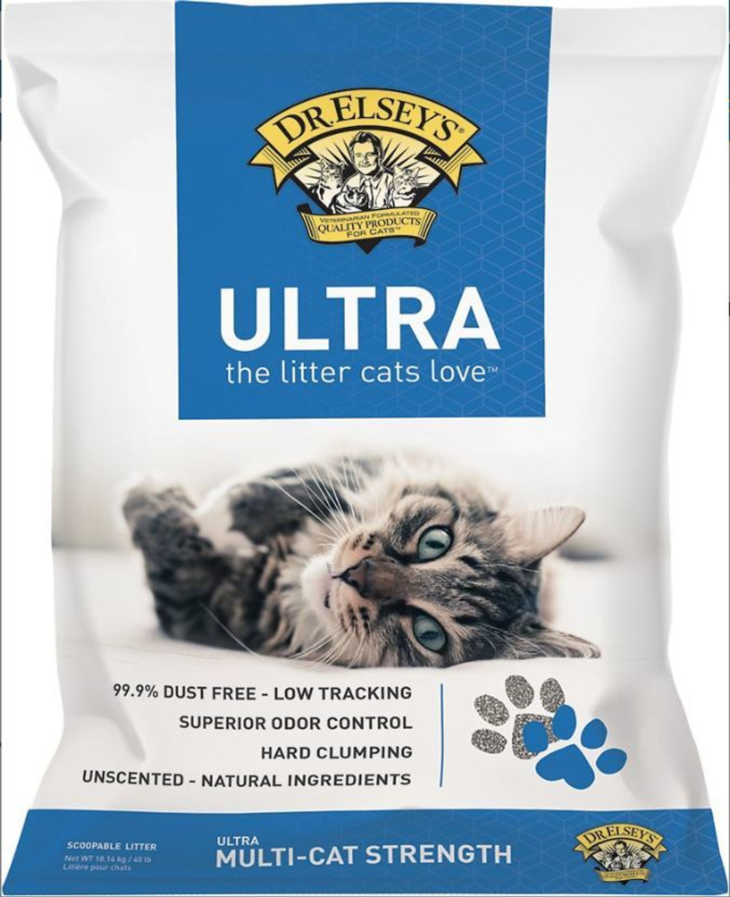 Dr Elsey S Precious Cat Ultra Clumping Cat Litter 40lb Bag