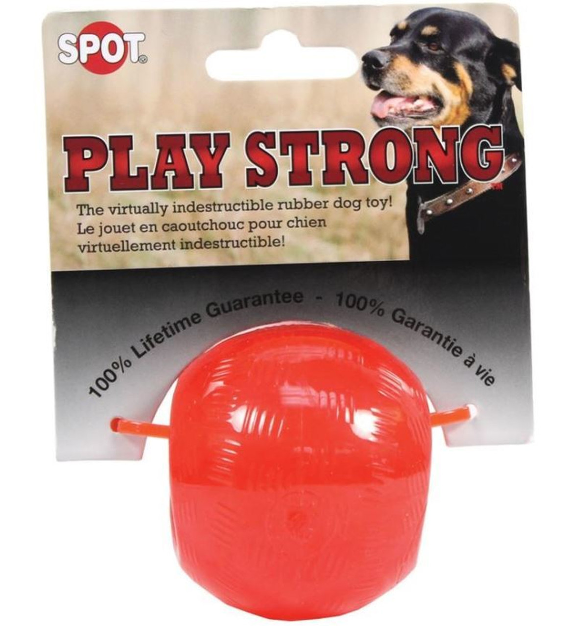 Get Solid Rubber Dog Ball Medium Size