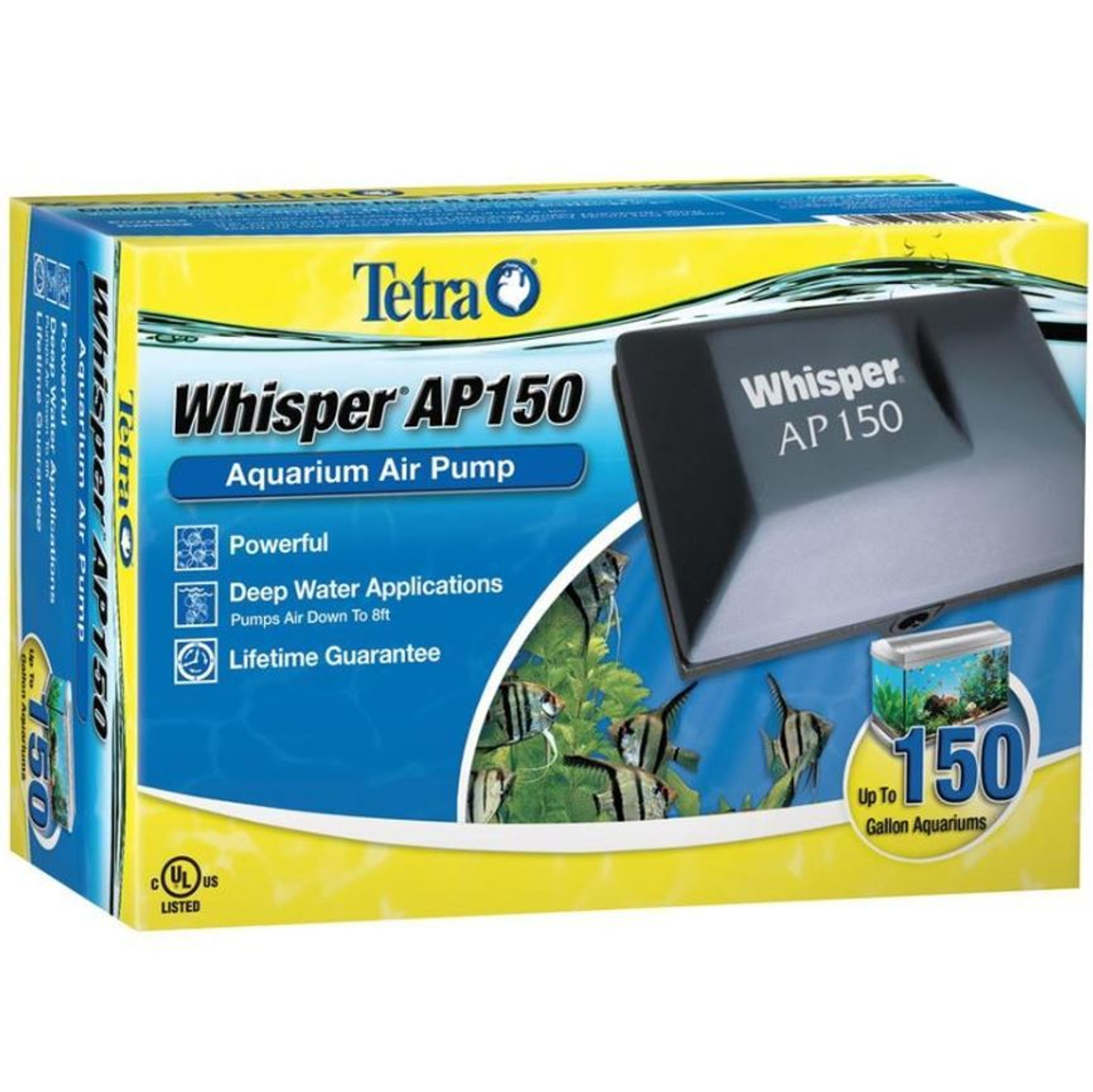 Tetra Whisper Aquarium Air Pump for 40 gallon Aquariums