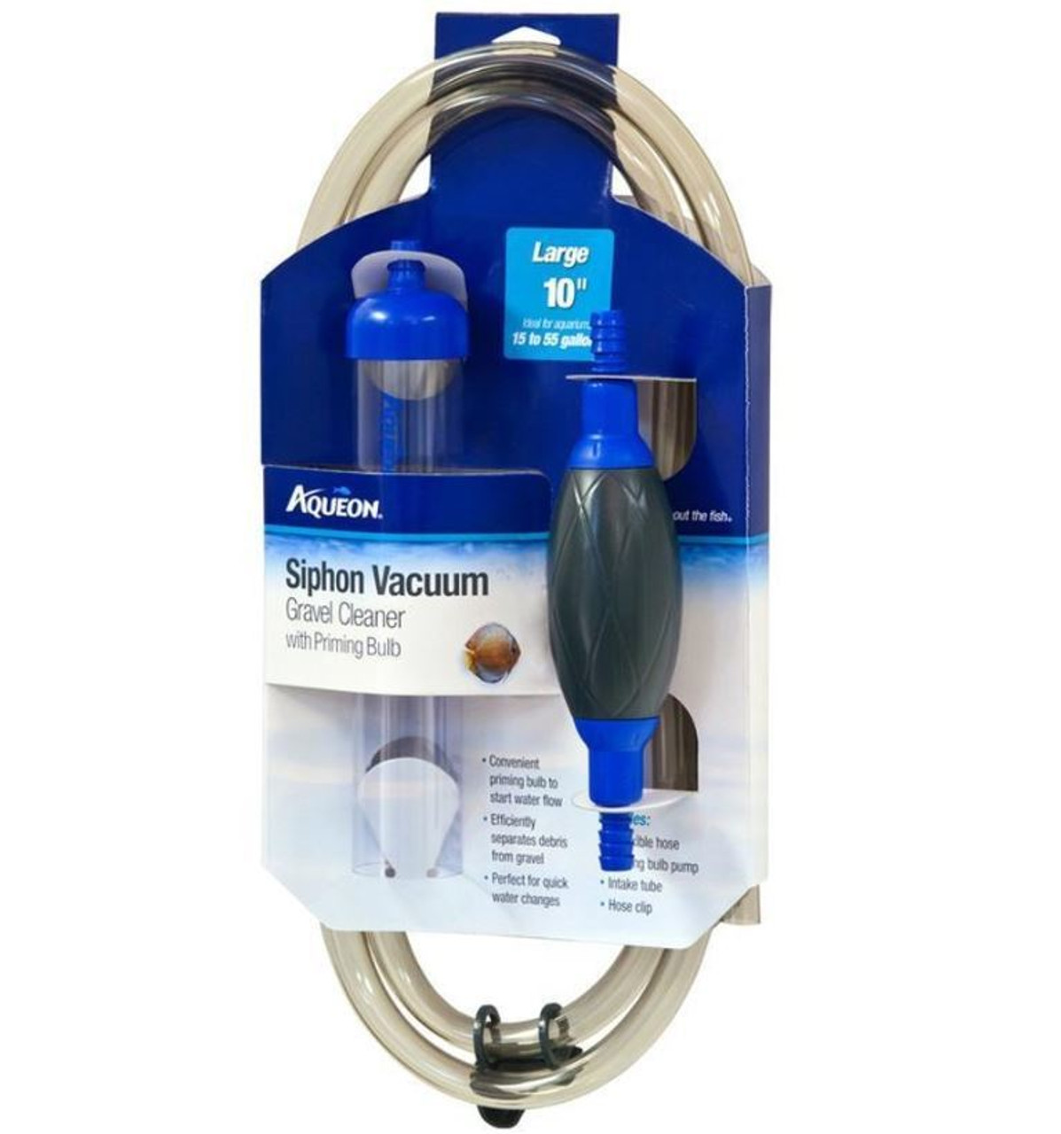Aqueon Siphon Vacuum With Priming Bulb Aquarium Gravel Cleaner 10