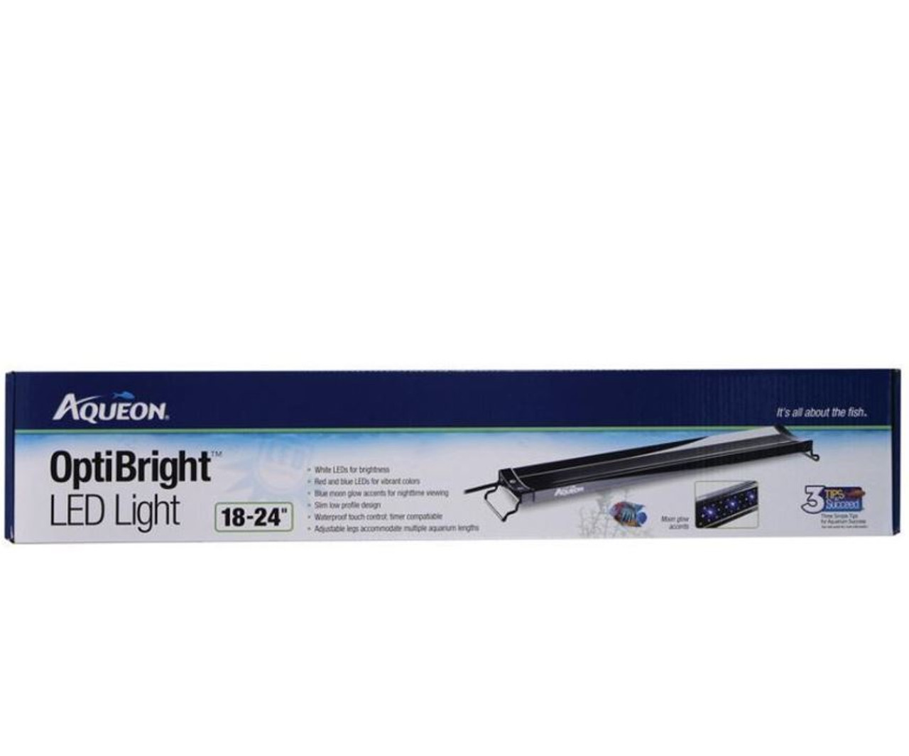 Aqueon OptiBright LED Aquarium Strip Light Fixture - CountryMax