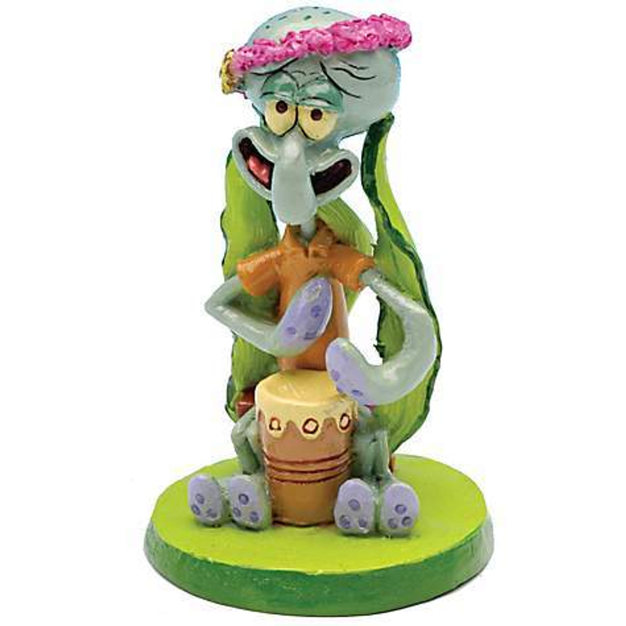 Penn-Plax Mini SpongeBob Squidward With Drum Aquarium Ornament - CountryMax