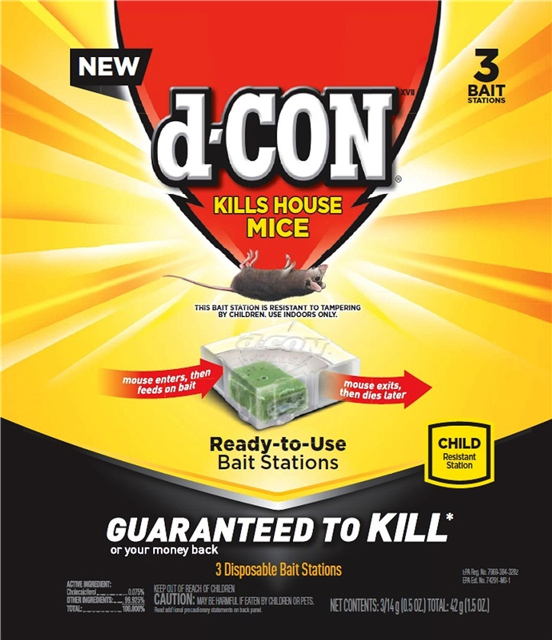 Tomcat Mouse Killer versus d-Con Bait Stations 