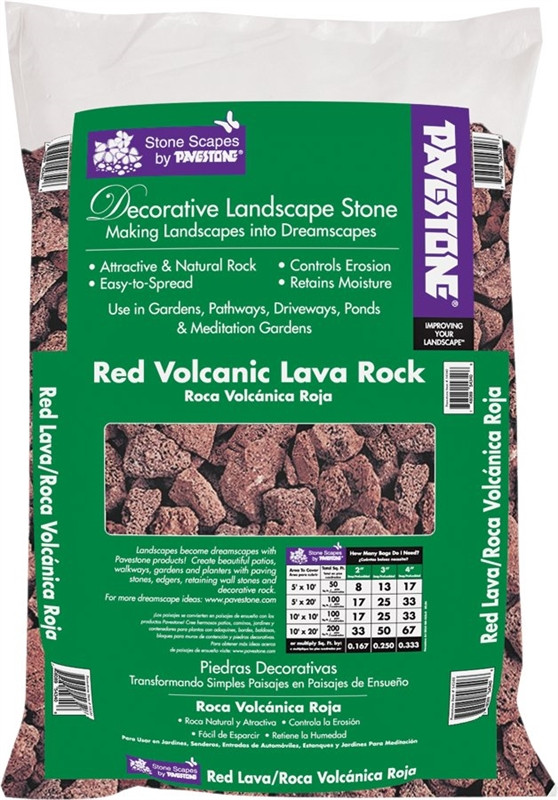 Pavestone Decorative Lava Rock, Red - CountryMax