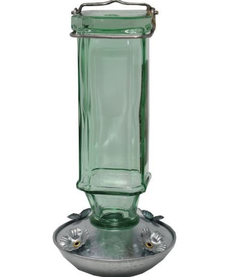 Audubon Rustic Farmhouse Glass Hummingbird Feeder Countrymax