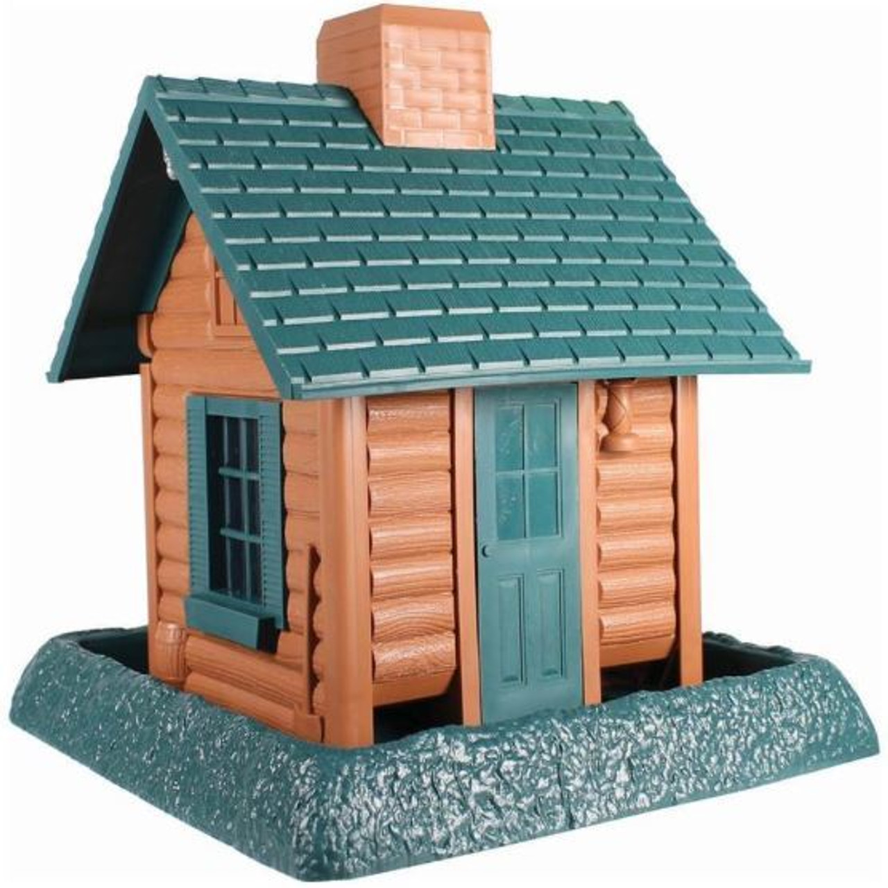 Village Collection Log Cabin Bird Feeder Countrymax