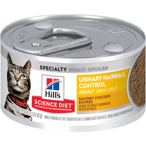 Hill's Science Diet Adult Urinary Hairball Control Savory Chicken