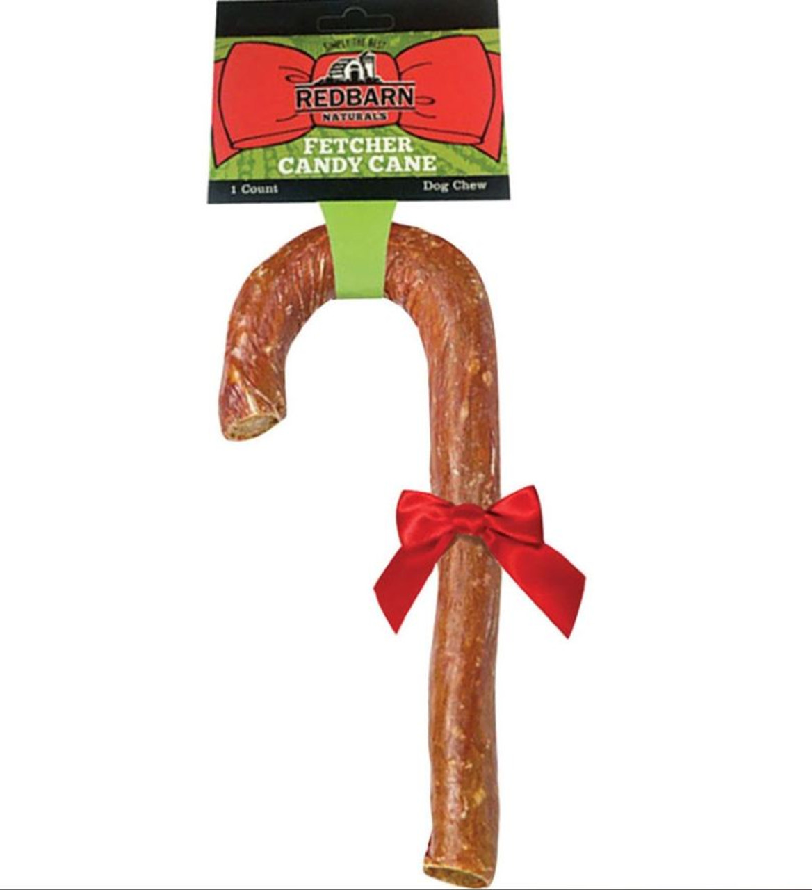 Redbarn Christmas Holiday Fetcher Candy Cane Dog Chew CountryMax