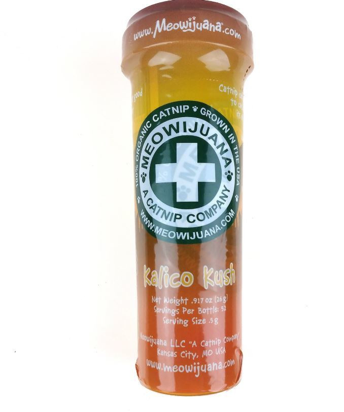Meowijuana Kalico Kush Catnip & Valerian Root Blend, .92 Oz