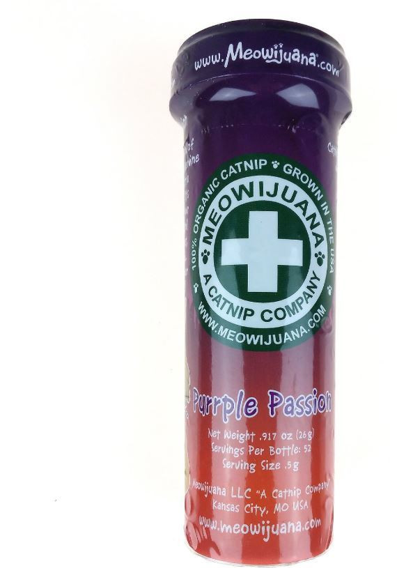 Meowijuana Purple Passion & Silvervine Blend Catnip, .92 Oz