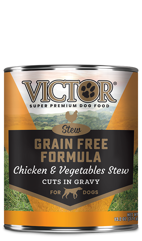 victor dog food chicken and rice