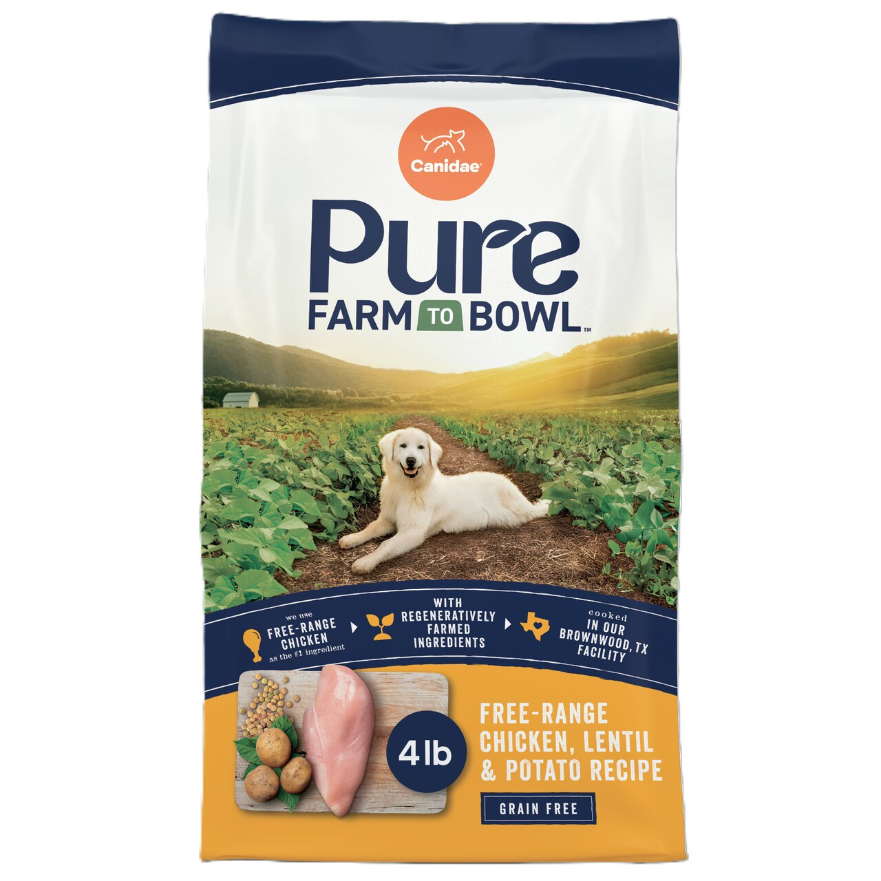 Canidae Grain-Free PURE Real Chicken, Lentil & Pea Recipe Dry Dog