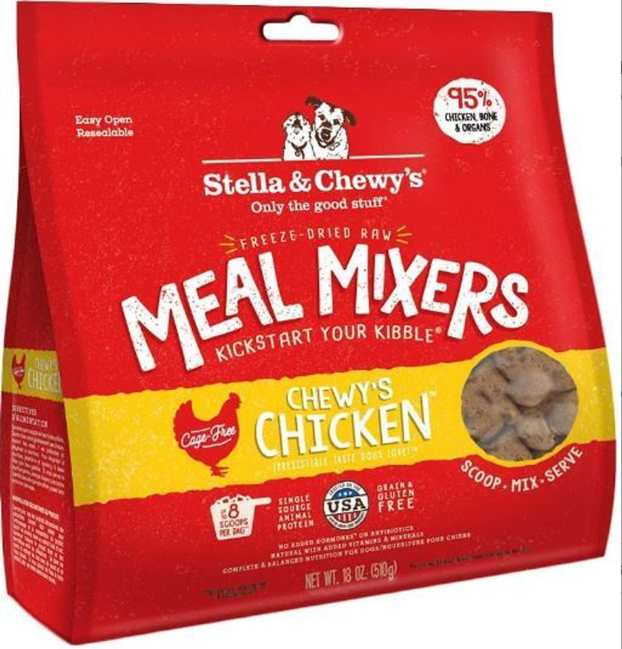 Stella & Chewy's Marie's Magical Dinner Dust Cage-Free Chicken Freeze-Dried Cat Food Topper, 7-oz