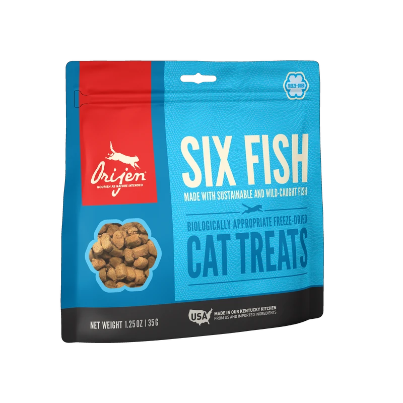 Orijen Freeze Dried Six Fish Cat Treats, 1.25 Oz. - CountryMax