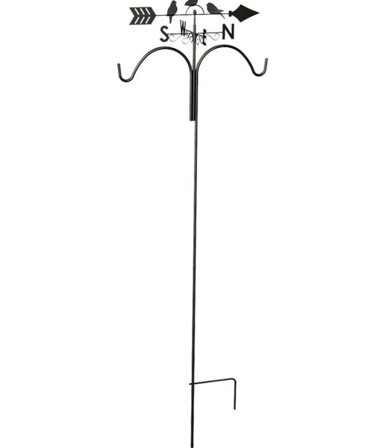 Panacea Perching Birds Weathervane Shepherd Hook