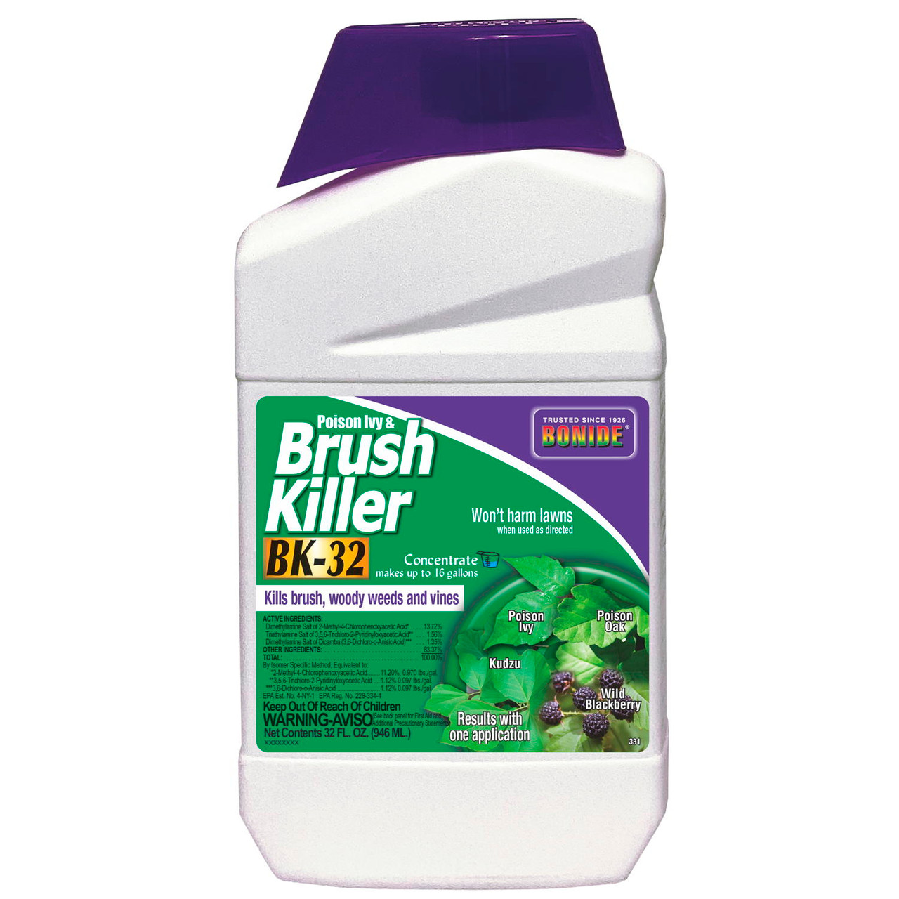Bonide BK-32 Poison Ivy & Brush Killer Concentrate, 1 Qt. - CountryMax