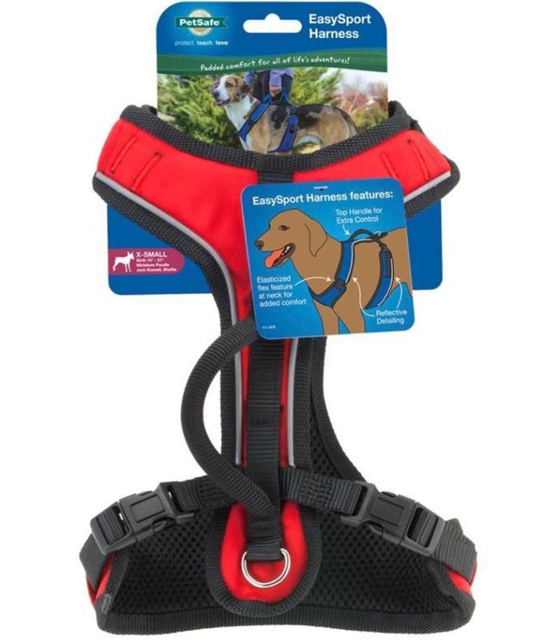 Petsafe Easysport Dog Harness, Extra Small, Red CountryMax