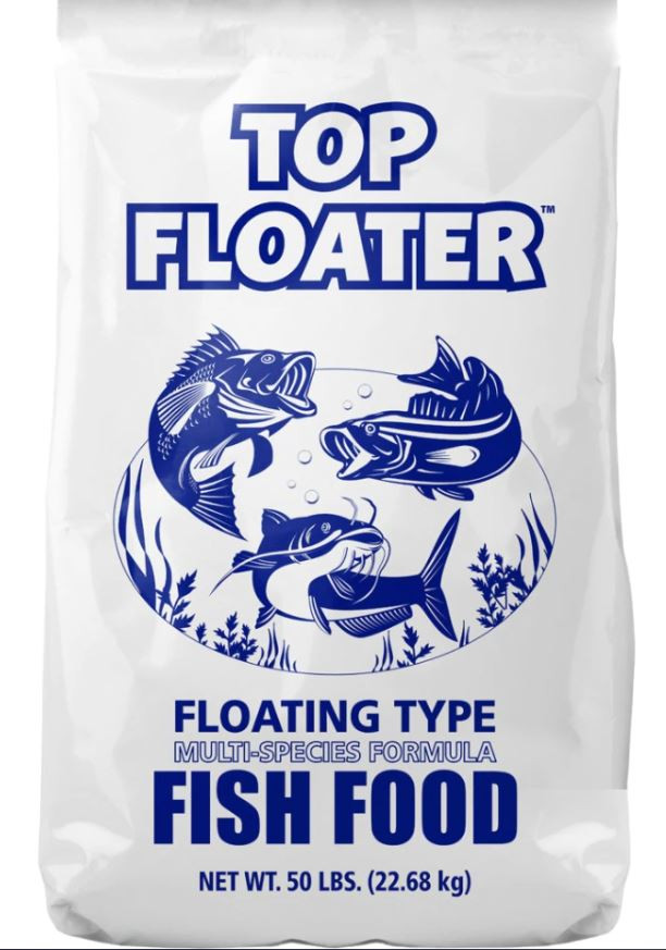 fish accessories all animal food Top Floater Multi-Species Fish Food, 50 Lbs