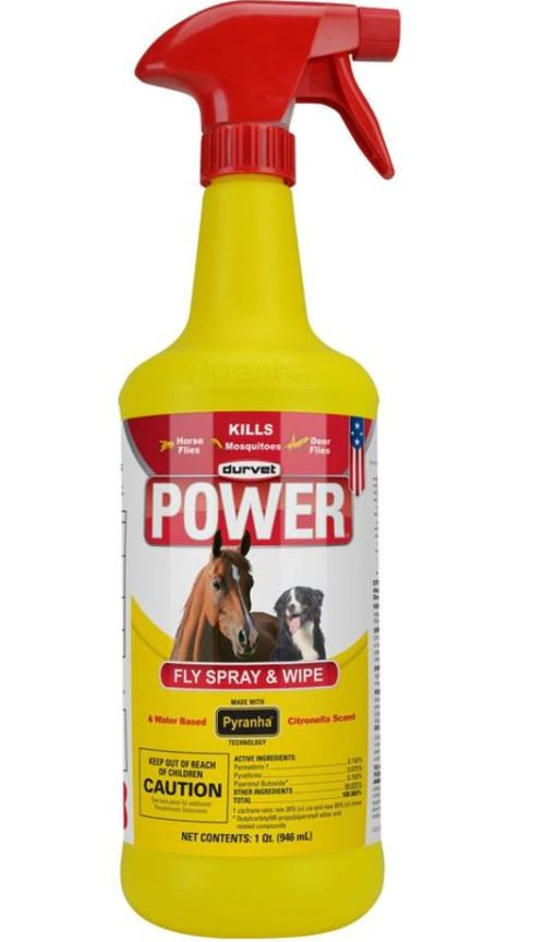 Durvet Power Fly Spray & Wipe