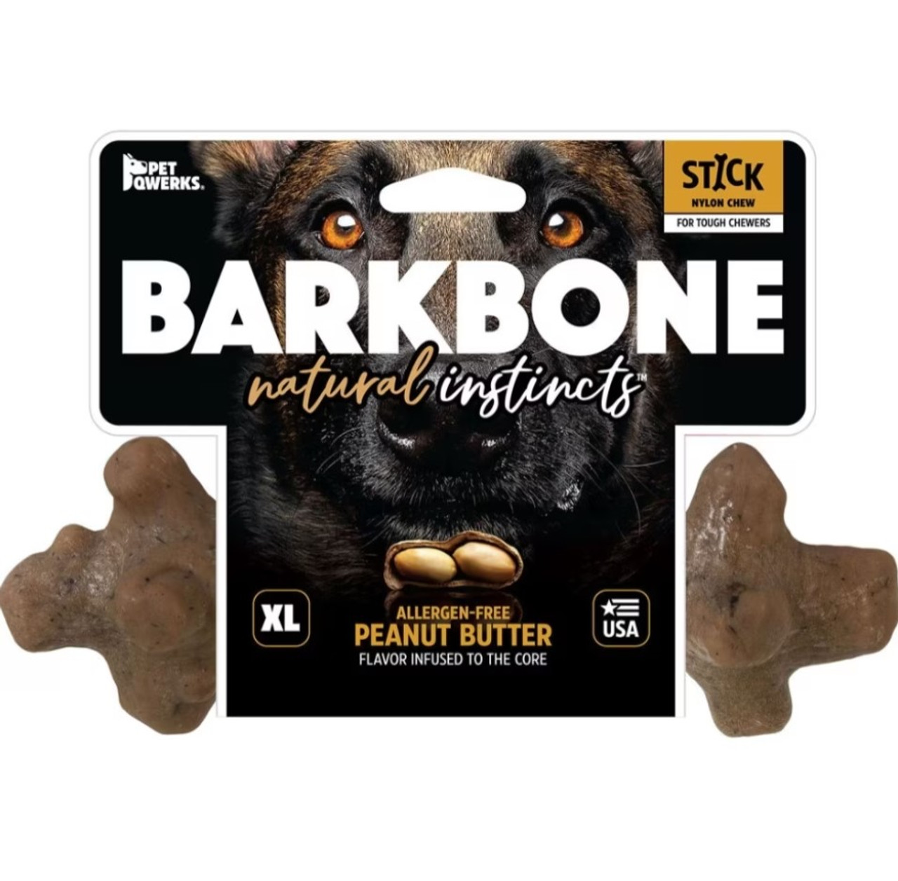 Pet Qwerks-Barkbone Stick- Peanut Butter Medium