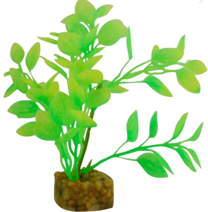 Glofish Green/Yellow Aquarium Plant