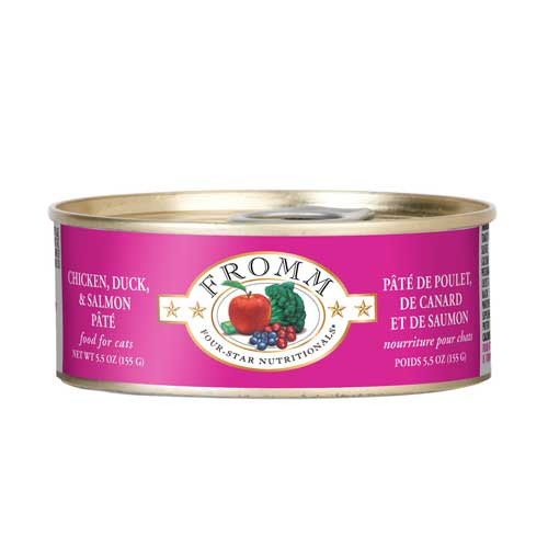 Fromm Four-Star Chicken, Duck Salmon Pate Canned Cat Food