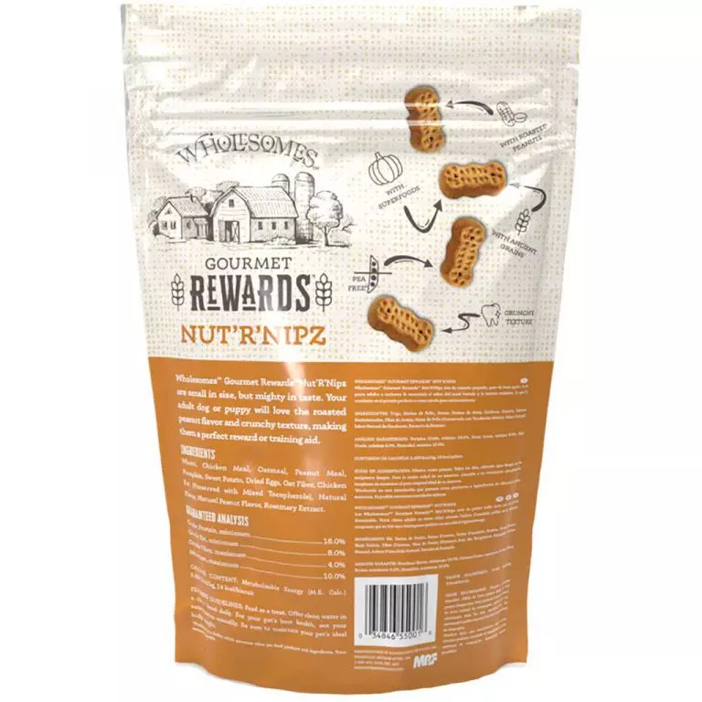 Image showcasing SportMix Wholesomes Gourmet Rewards Nut'R'Nipz Dog Biscuits, Peanut ...