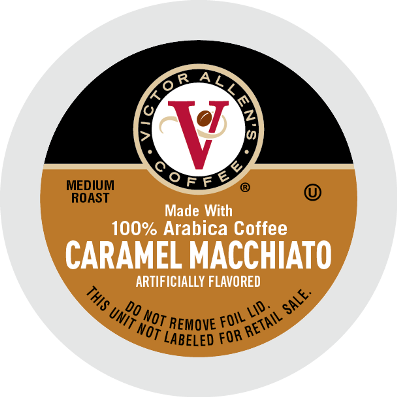 Victor Allen's Coffee Caramel Macchiato Flavored, Medium Roast, 42