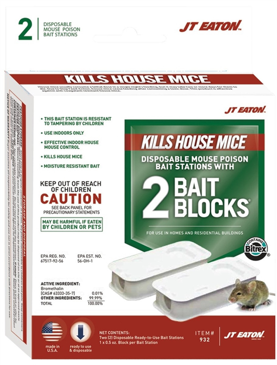 D Con Rodenticide Rodent And Mouse Disposable Bait Station Corner