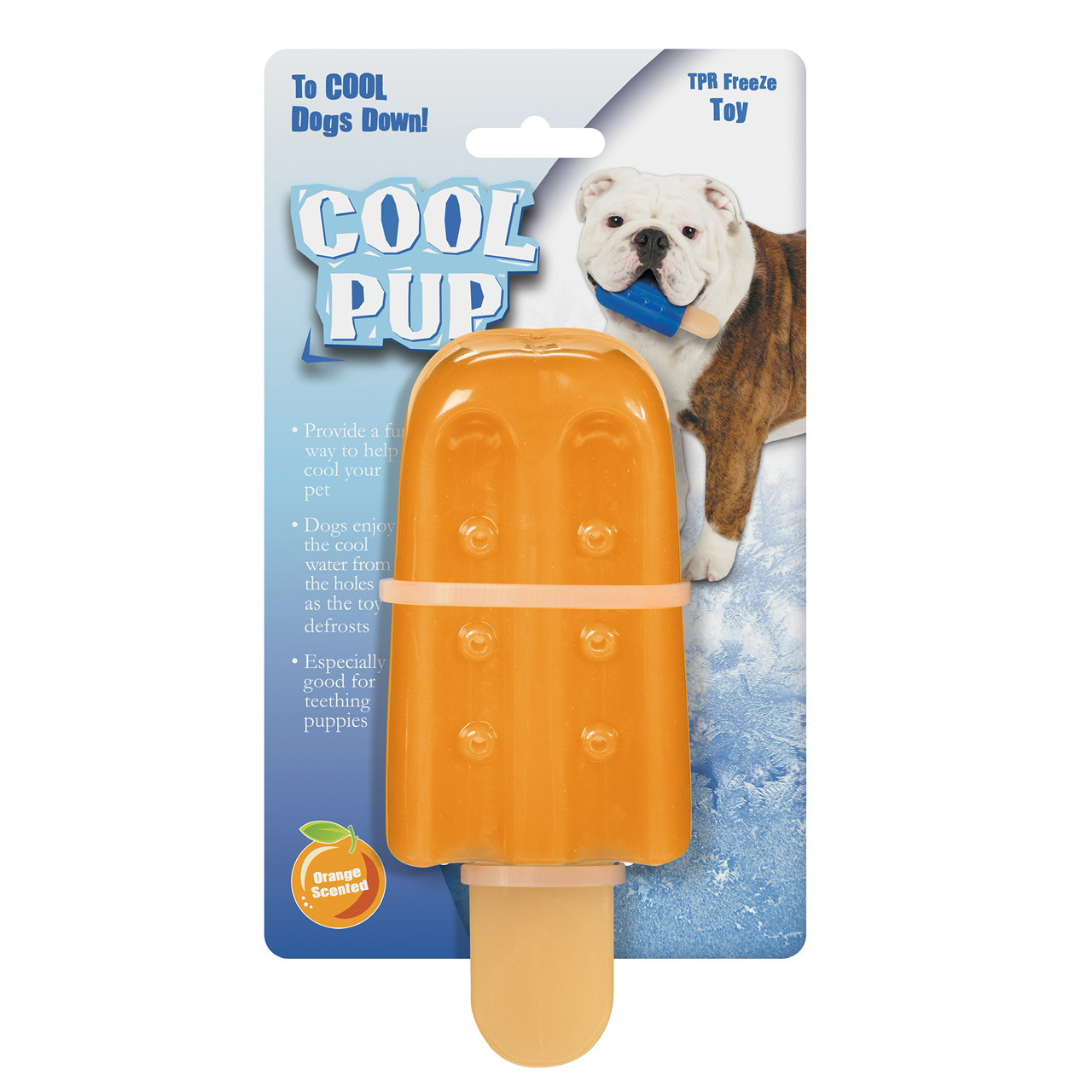 Cool Pup Toy Large Popsicle Orange