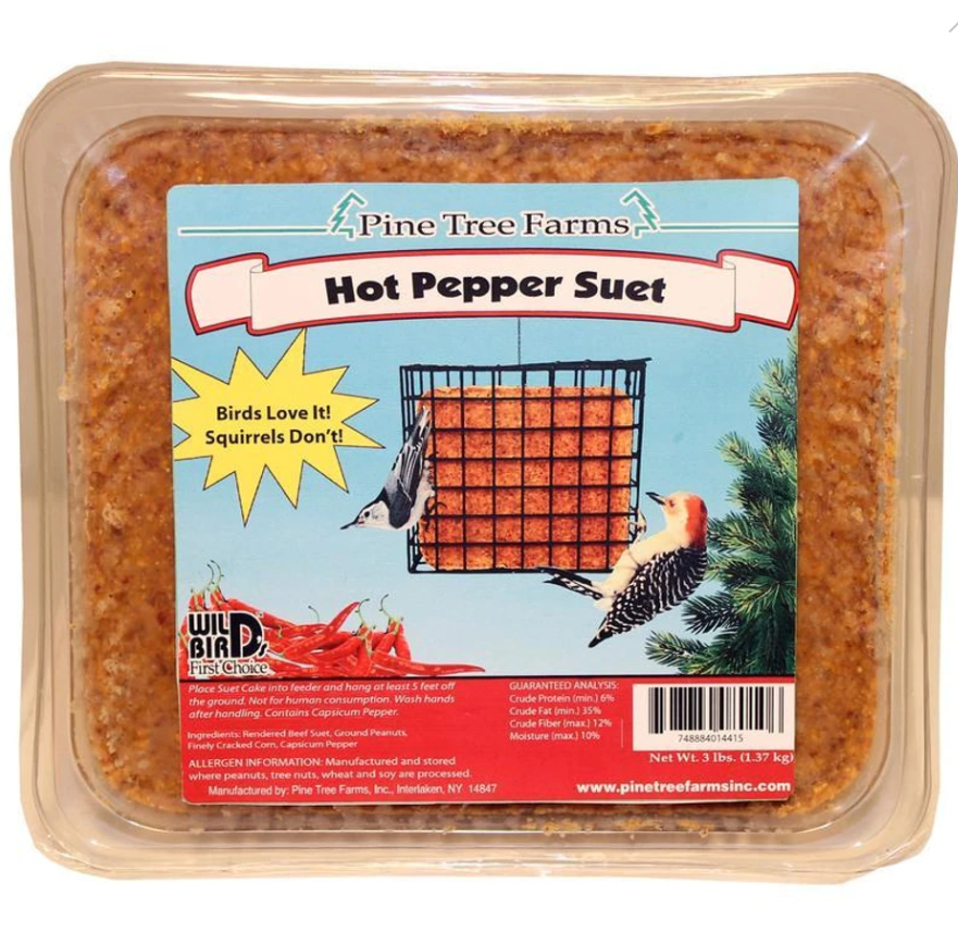 Pine Tree Farms Hot Pepper Suet Cake 3 Pounds CountryMax