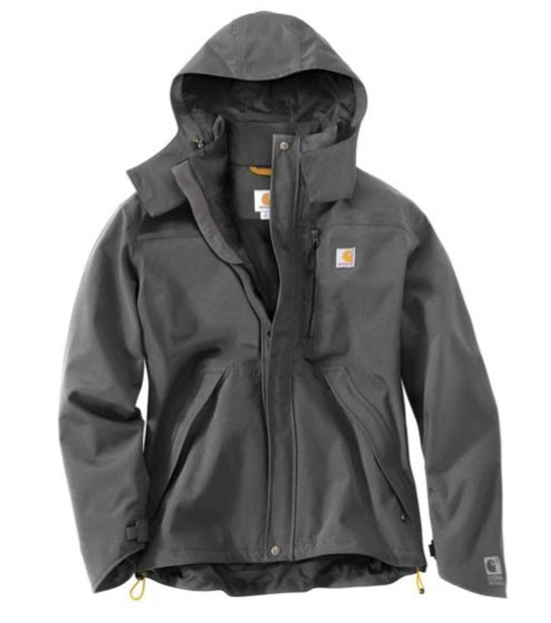 Carhartt Shoreline Waterproof Black Rain Jacket