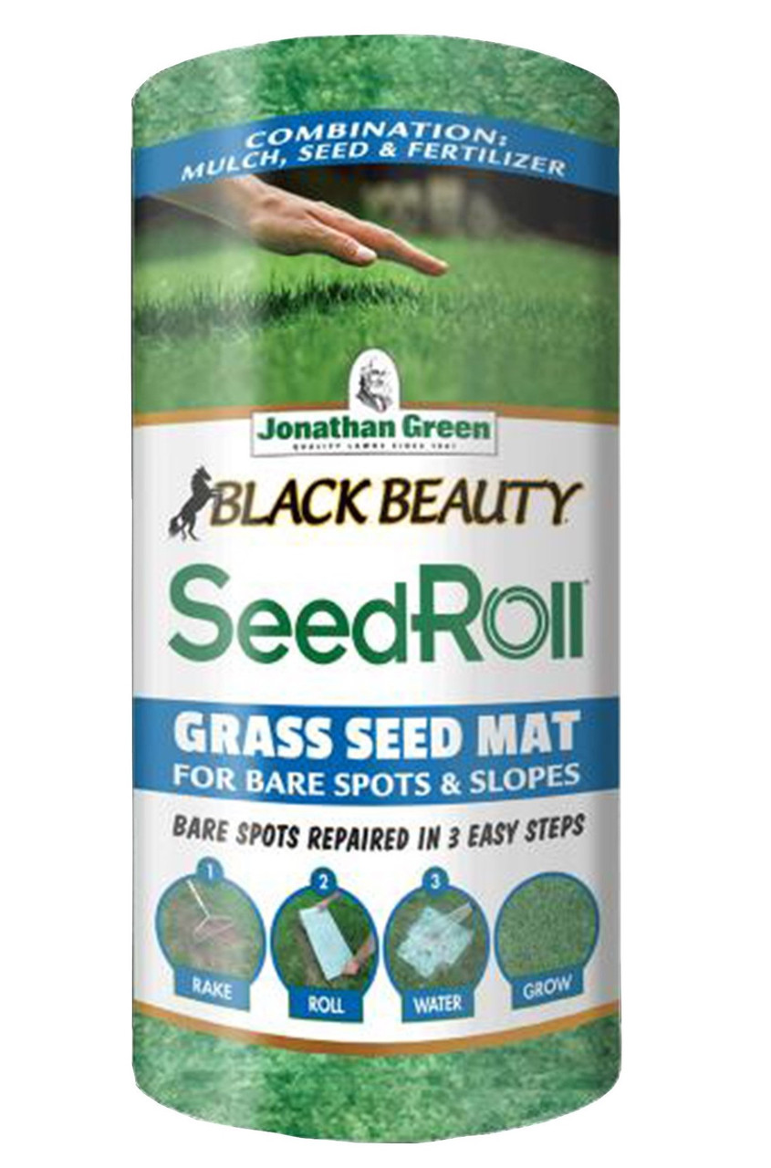 Black Beauty Grass Seed Seedroll 50 Sq. Ft.