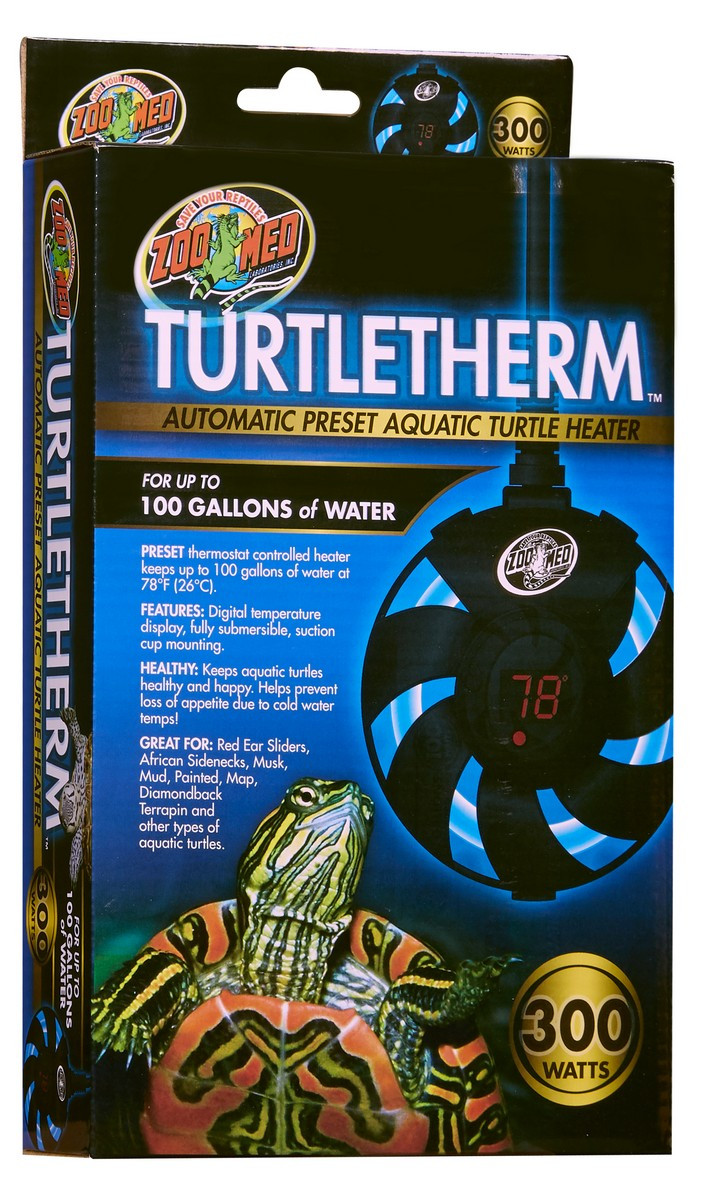 Zoo Med TurtleTherm Automatic Preset Aquatic Turtle Heater, 300W