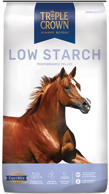 Triple Crown Low Starch Horse Formula, 50 Lb.