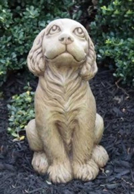 Massarelli Cocker Spaniel Puppy Garden Statue