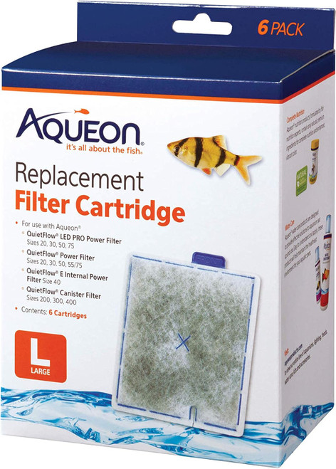 Aqueon Cartridge, Large 6 Pack