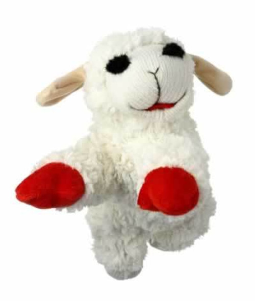 Multipet Lamb Chop Plush Dog Toy, 10