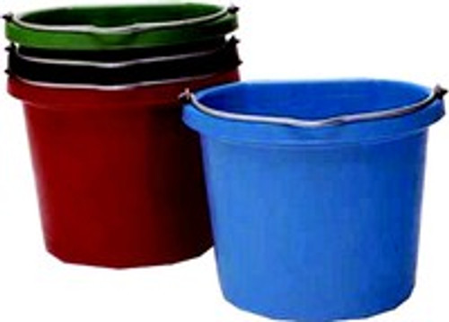 Little Giant Duraflex Flat Back Bucket, 20 Qt., Teal - CountryMax