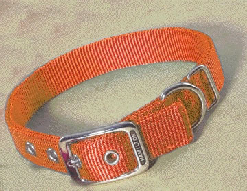 Hamilton Double Thick Mango Deluxe Nylon Collar, 1