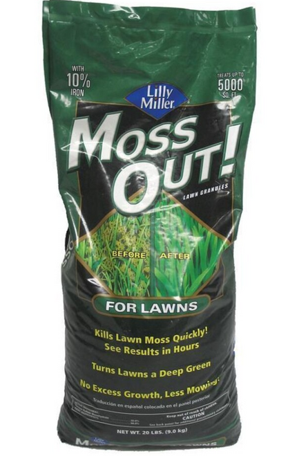Lilly Miller Moss Out Lawn Granules 20 Pounds