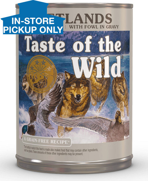 Taste of the Wild Wetlands Dog Food, Can, 13.2 Oz.