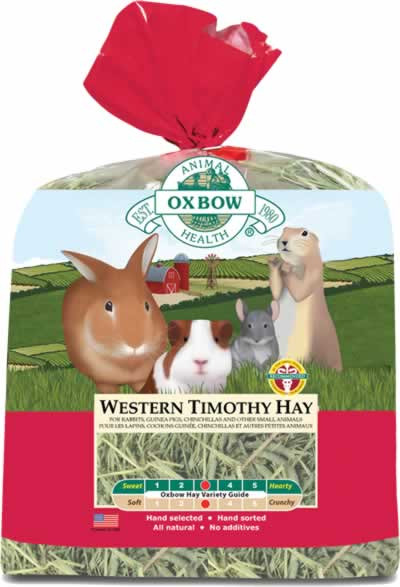 Fieno Western Timothy Oxbow - 2550gr, Alimento Naturale Per Conigli E Roditori