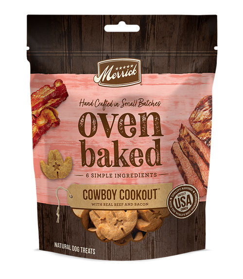 Merrick Oven Baked Cowboy Cookout Dog Treats, 11 Oz.