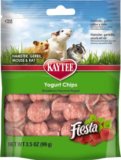 Kaytee Fiesta Yogurt Chips - Strawberry Yogurt, 3.5 Ounce